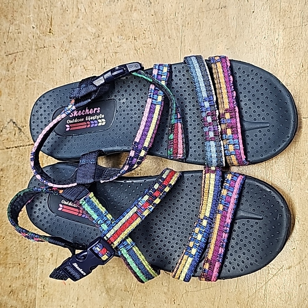 Skechers Navy sandals size 7.